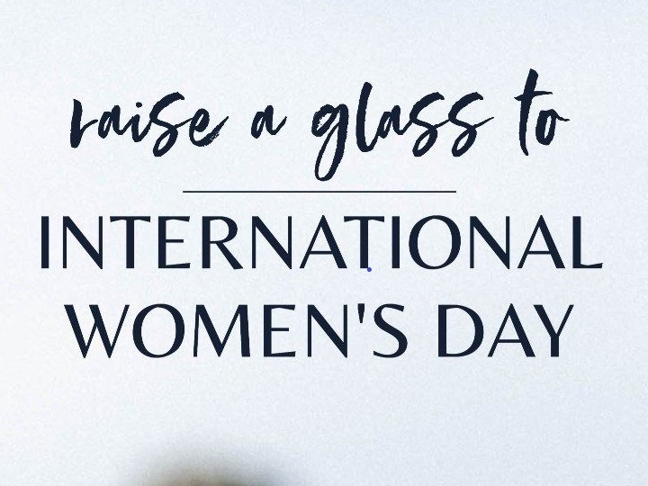 In Celebration of International Women's Day Wine Tasting 